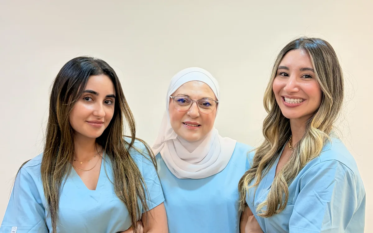 The adults and cosmetics support staff at Lumident Polyclinic
