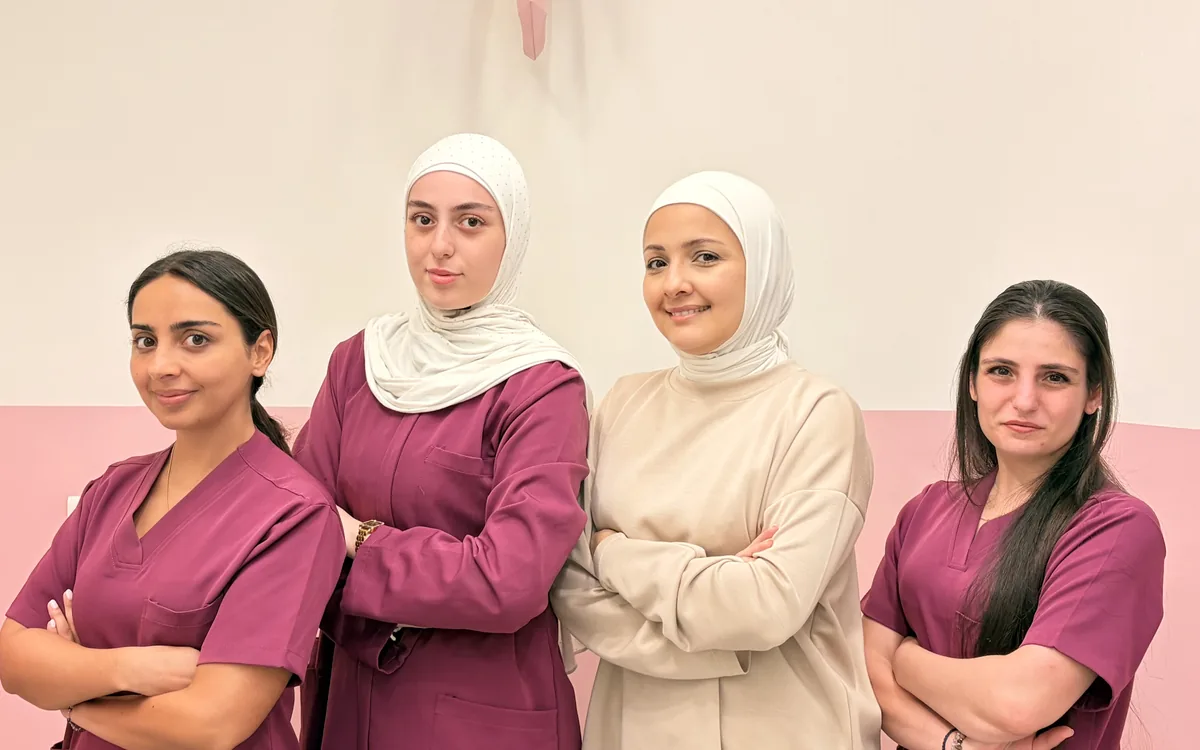 The pediatric support staff at Lumident Polyclinic
